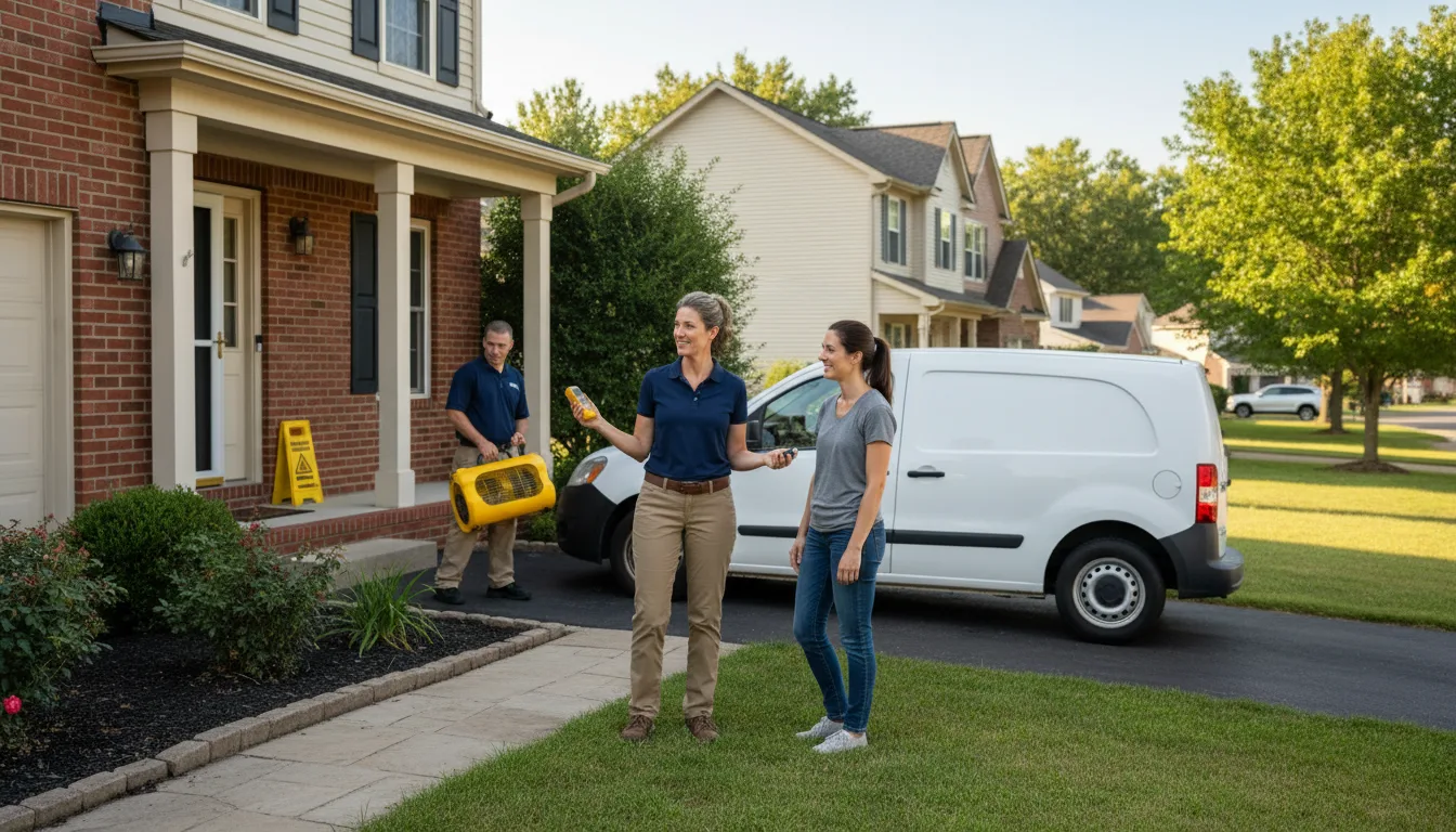 Water restoration image for Home Water Damage Repair in Salem, IN